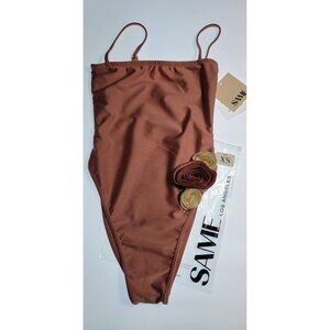 SAME Los Angeles One Piece Swimsuit XS Rose Pink Rare Exclusive Sample NWT